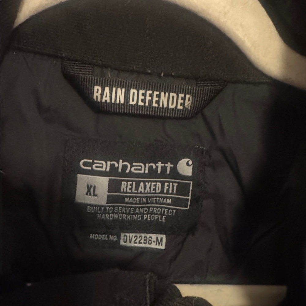 Carhartt Men’s Montana Loose Fit Sherpa Lined Insulated Puffer Vest Black XL - Picture 5 of 8